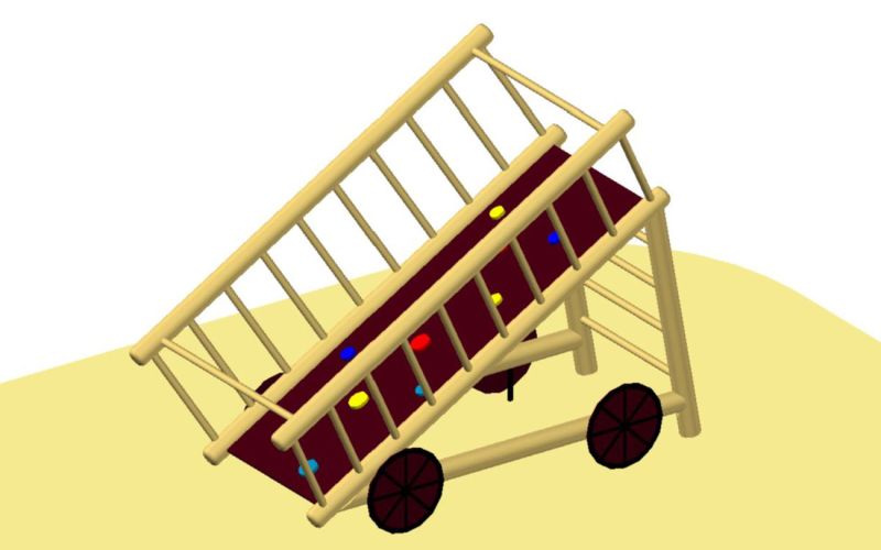 Kletter-Leiterwagen
